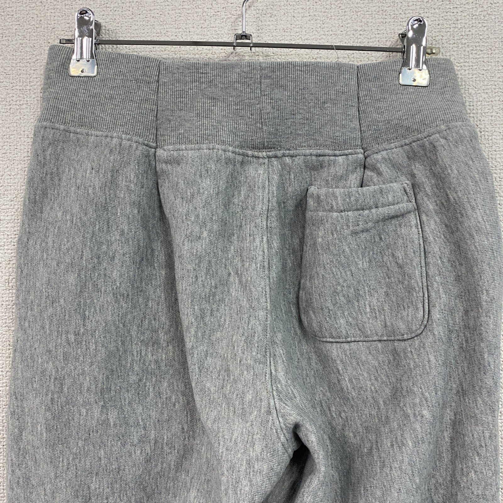 Champion　チャンピオン　リバースウィーブ　スウェットパンツ　ヘビーウエイト　刺繍ロゴ　現行　灰色　グレー　Mサイズ
