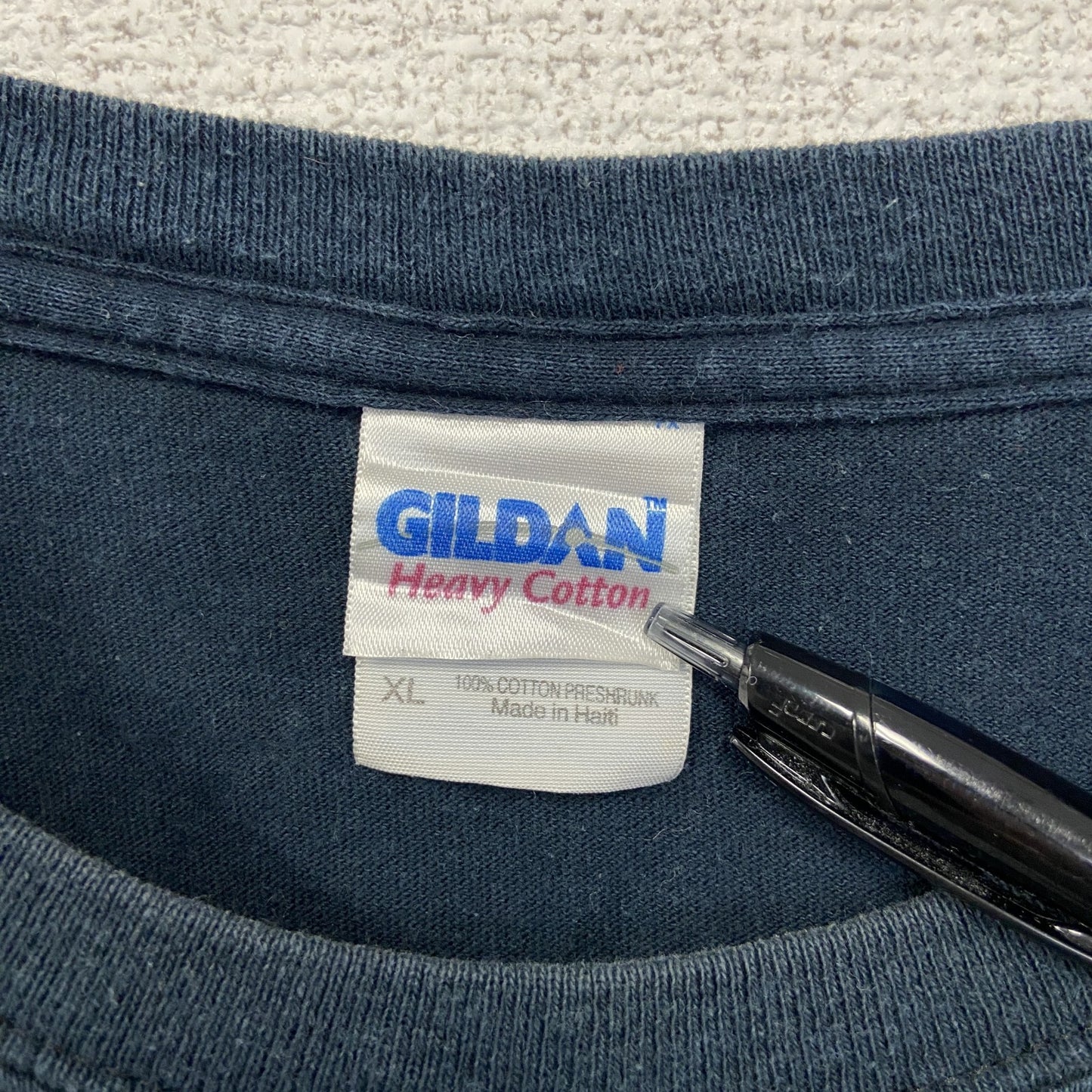 古着 used　GILDAN ギルダン　半袖バックプリントTシャツ　パイレーツ　スカル　海賊　ドクロイラスト　XLサイズ