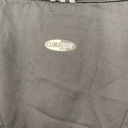 古着 used　Adidas アディダス 　アノラックパーカー　長袖ハーフジップナイロンプルオーバー　刺繡デザイン　黒　XLサイズ
