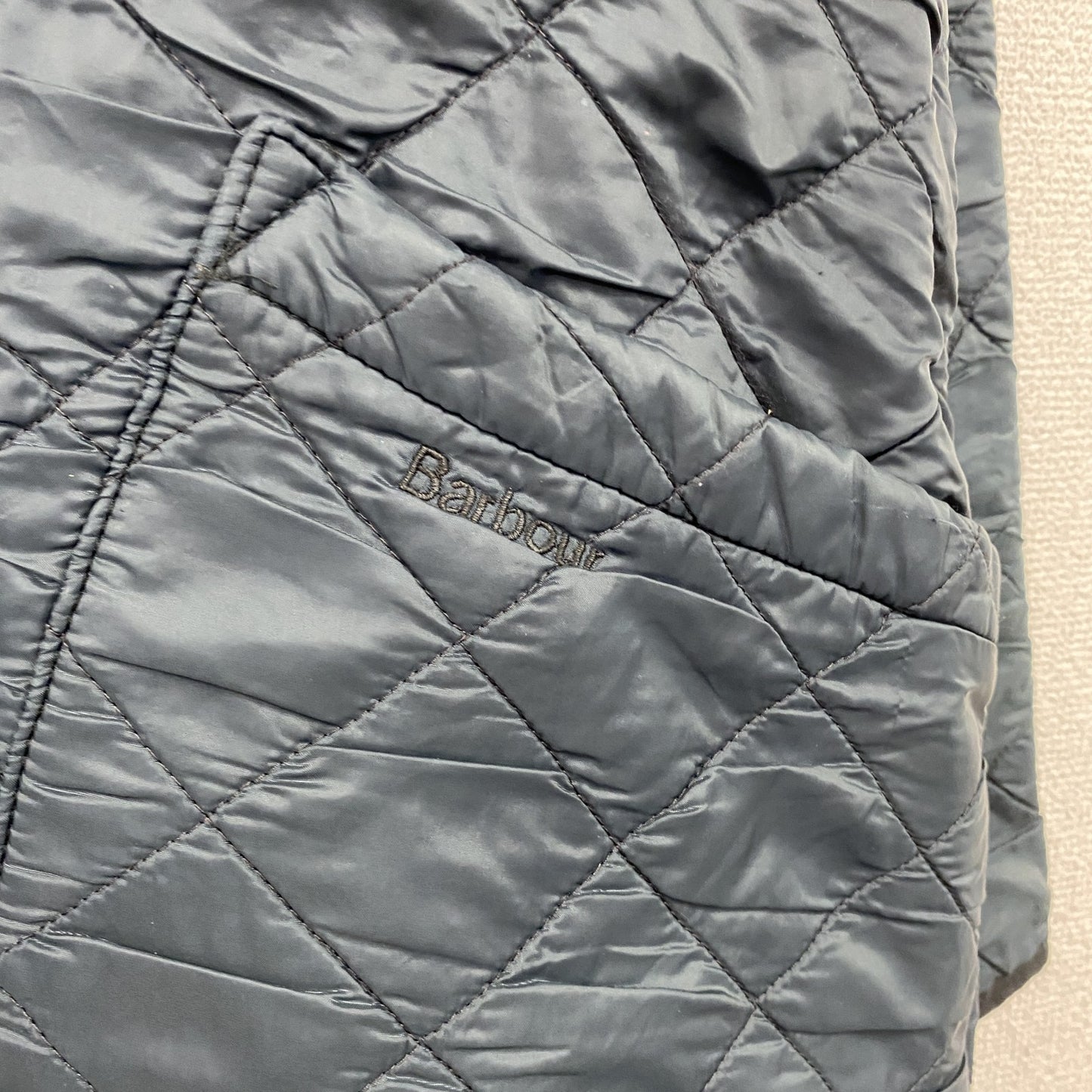 Barbuor　バブアー　POLAR QUILT JACKET　キルティングジャケット　ネイビー　XLサイズ