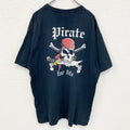 古着 used　GILDAN ギルダン　半袖バックプリントTシャツ　パイレーツ　スカル　海賊　ドクロイラスト　XLサイズ
