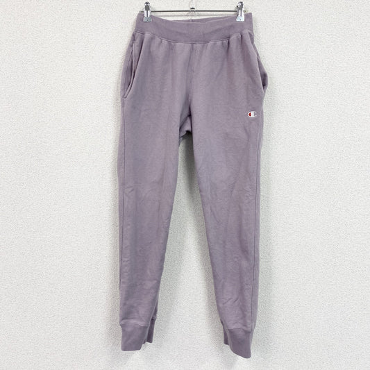 Champion　チャンピオン　リバースウィーブ　スウェットパンツ　ヘビーウエイト　刺繍ロゴ　現行　紫　パープル　Sサイズ