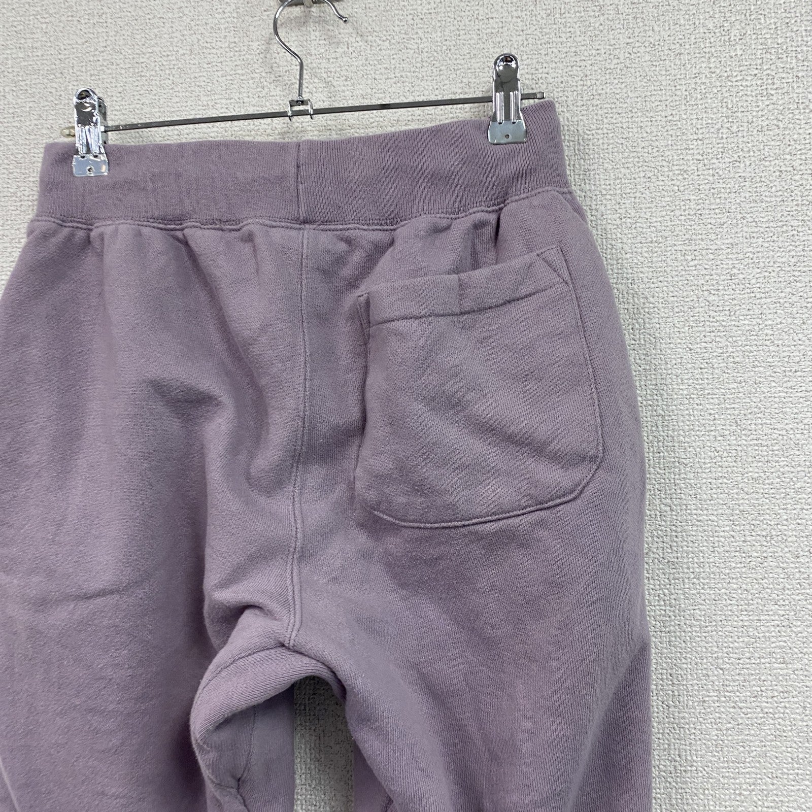 Champion　チャンピオン　リバースウィーブ　スウェットパンツ　ヘビーウエイト　刺繍ロゴ　現行　紫　パープル　Sサイズ
