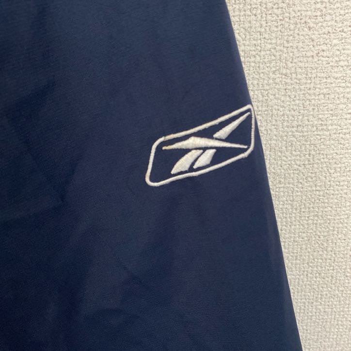 古着 used　NFL エヌエフエル　アノラックパーカー　長袖ナイロンプルオーバー　刺繡　ワッペン　アメフト　ネイビー　XLサイズ
