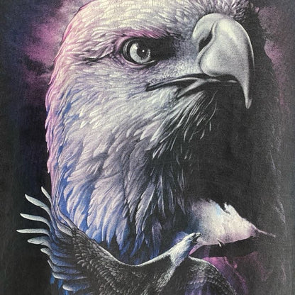 90s～　Rock Chang　半袖Tシャツ　アニマルT　鳥　ヴィンテージ　黒　ブラック　Mサイズ