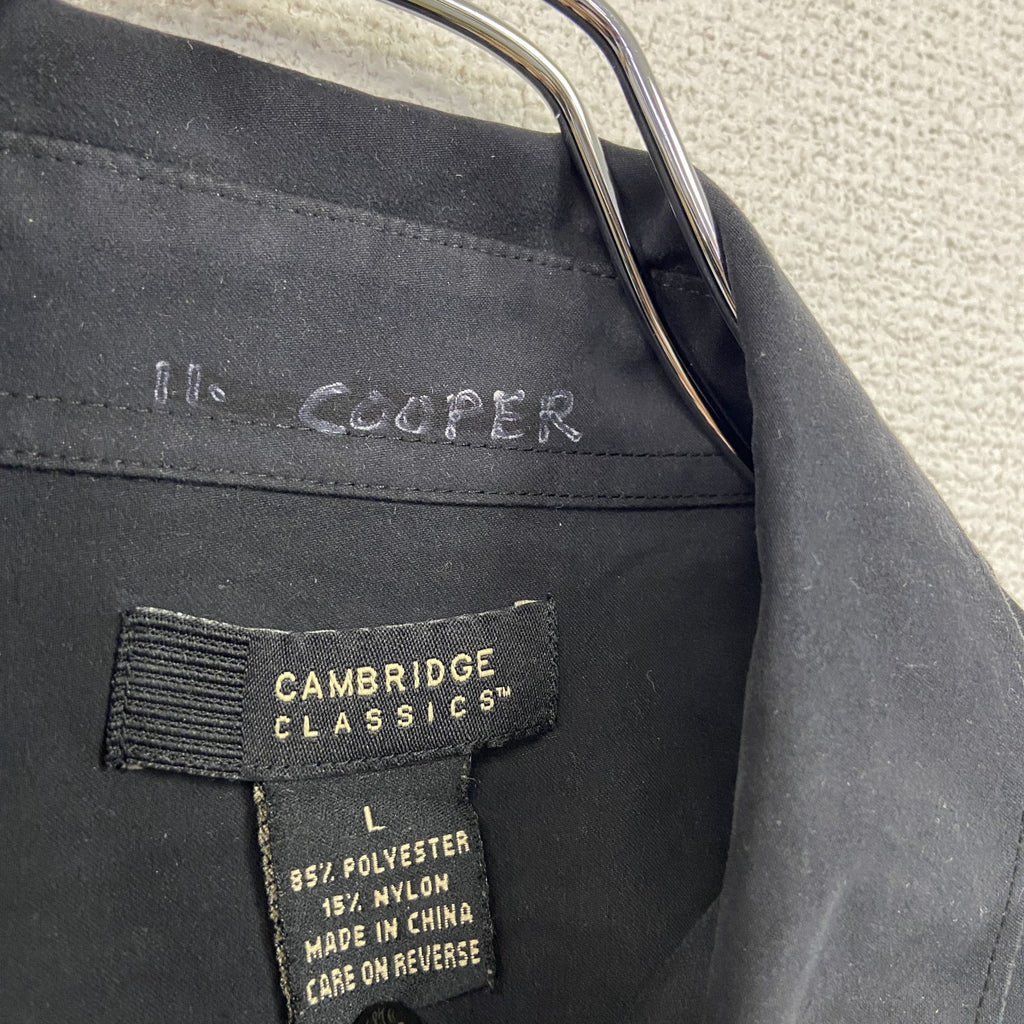 CAMBRIDGE CLASSICS　ケンブリッジクラシックス　長袖シャツ　黒　ブラック　Lサイズ