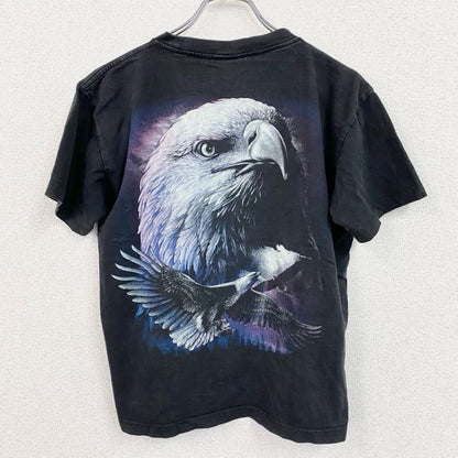 90s～　Rock Chang　半袖Tシャツ　アニマルT　鳥　ヴィンテージ　黒　ブラック　Mサイズ