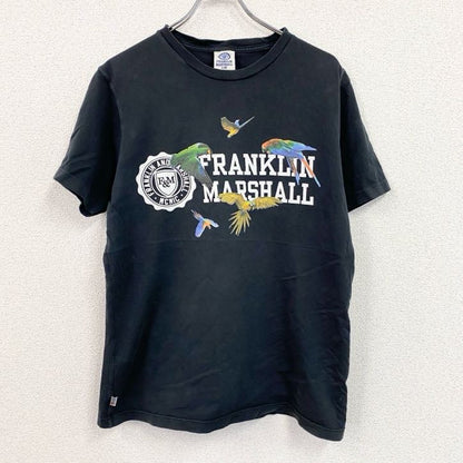 FRANCLIN MARSHALL LAB　半袖アニマルTシャツ　鳥　黒　ブラック　Lサイズ