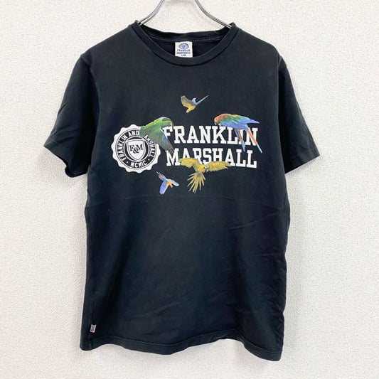 FRANCLIN MARSHALL LAB　半袖アニマルTシャツ　鳥　黒　ブラック　Lサイズ