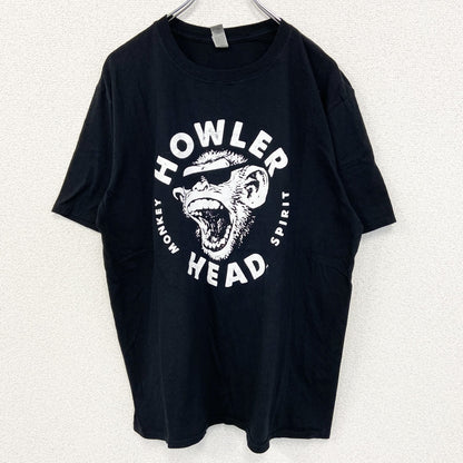 古着 used　GILDAN ギルダン　半袖プリントTシャツ　Howler Head ハウラーヘッド　黒　ブラック　Lサイズ