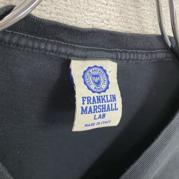 FRANCLIN MARSHALL LAB　半袖アニマルTシャツ　鳥　黒　ブラック　Lサイズ