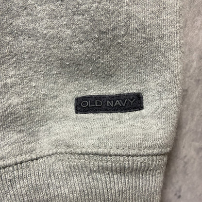 古着 used　90s 00s　OLDNAVY オールドネイビー　長袖無地スウェット　トレーナー　ノームコア　グレー　Lサイズ