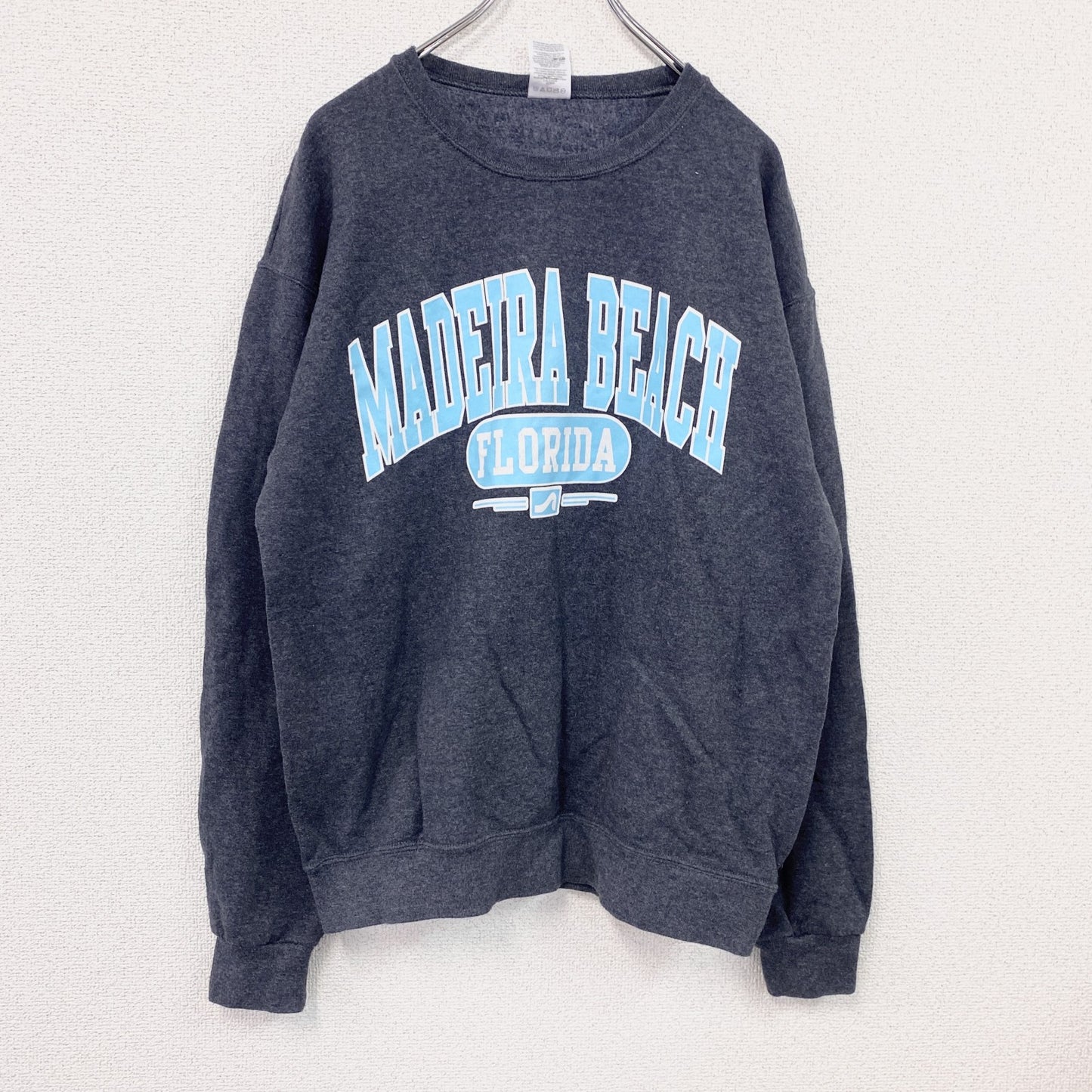 JERZEES　スウェット/トレーナー　カレッジタイプ　灰色　グレー　Mサイズ