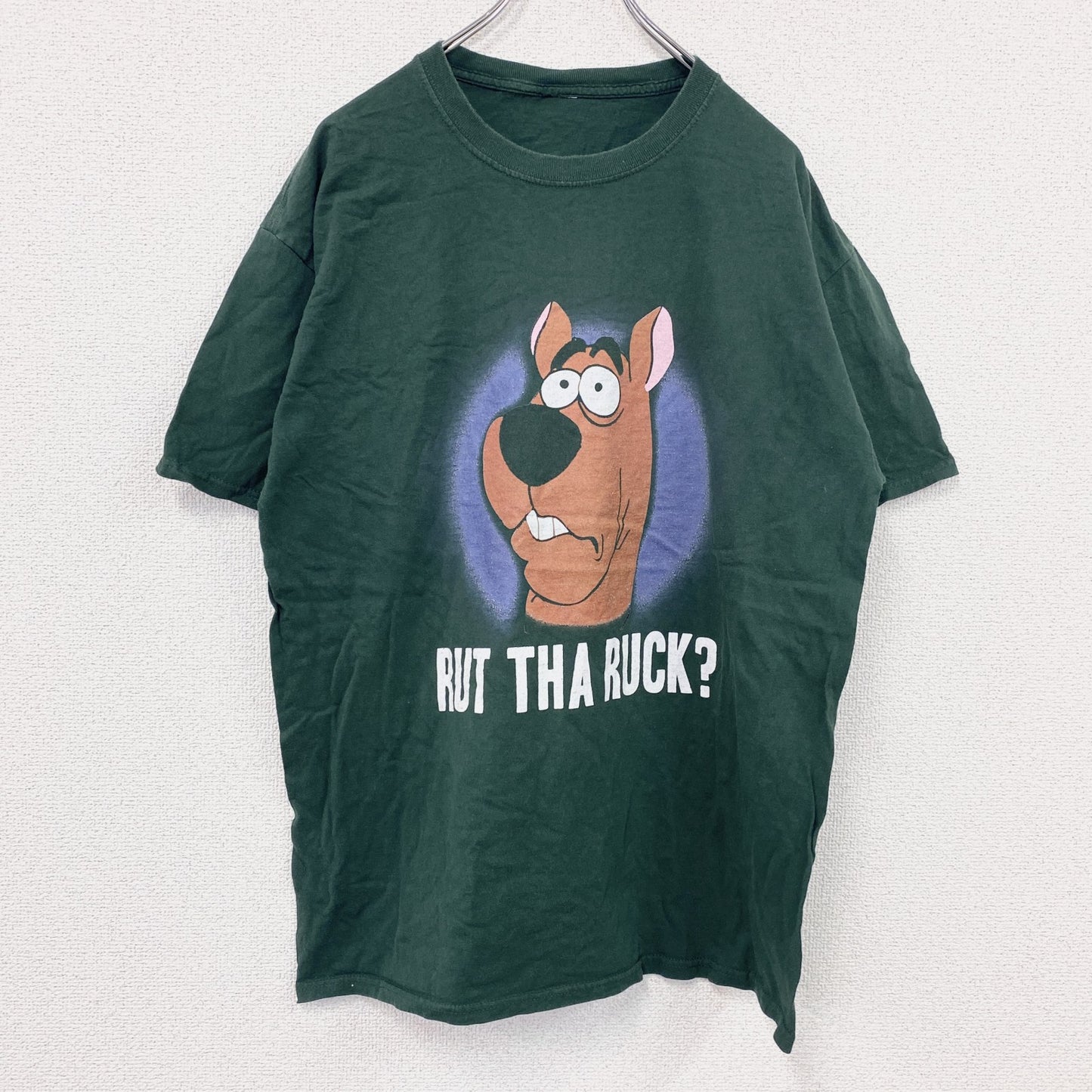 SCOOBY　スクービー　半袖プリントTシャツ　キャラクターT　RUT THA RUCK?　緑　グリーン