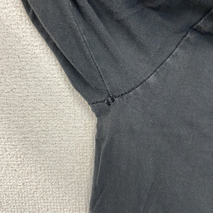 古着 used　スパイラルダイレクト　長袖スカルビックプリントTシャツ　死神　ガイコツ　黒　ブラック　Mサイズ