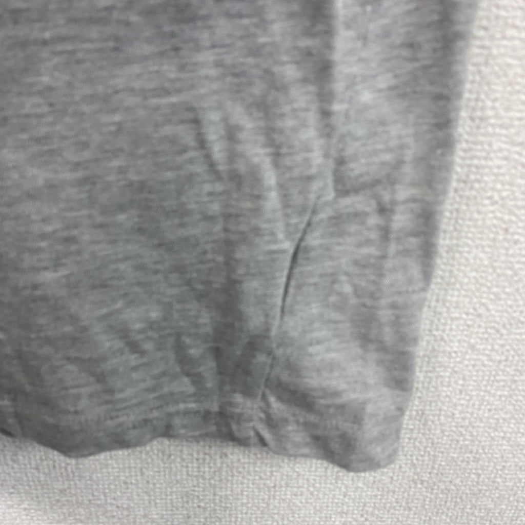PANHARD　半袖プリントTシャツ　ラグランT　灰色　グレー　紺　ネイビー　Lサイズ