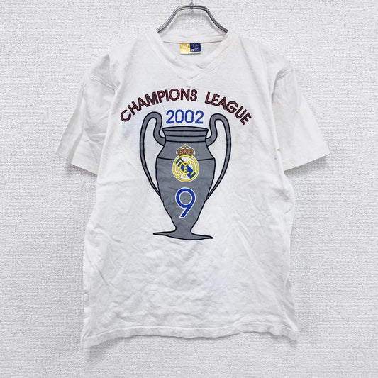 00s　gat label　レアルマドリード　半袖Tシャツ　Coca Cola　コカ・コーラ　白　ホワイト　Lサイズ