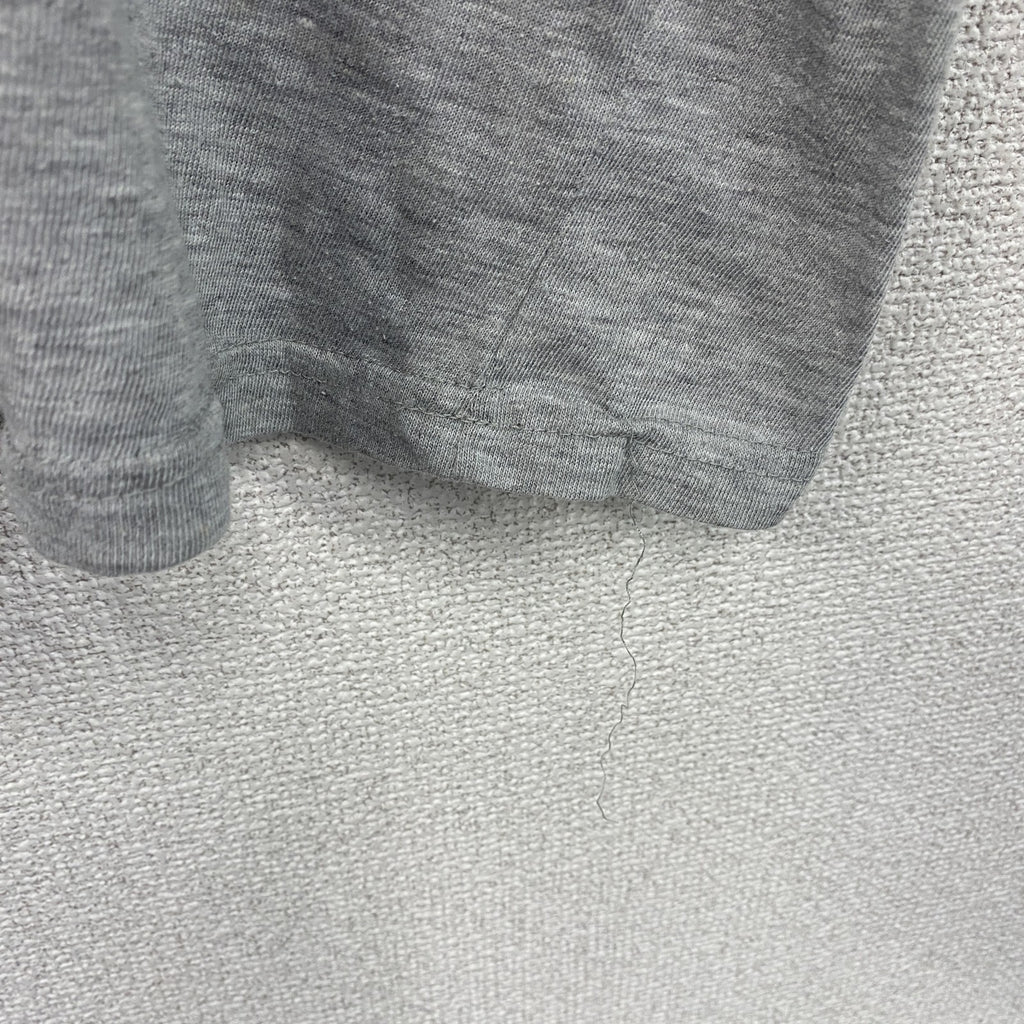 PANHARD　半袖プリントTシャツ　ラグランT　灰色　グレー　紺　ネイビー　Lサイズ
