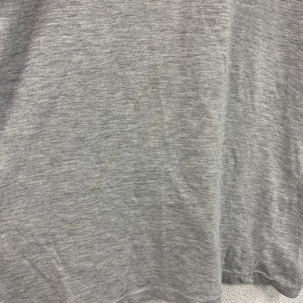 PANHARD　半袖プリントTシャツ　ラグランT　灰色　グレー　紺　ネイビー　Lサイズ