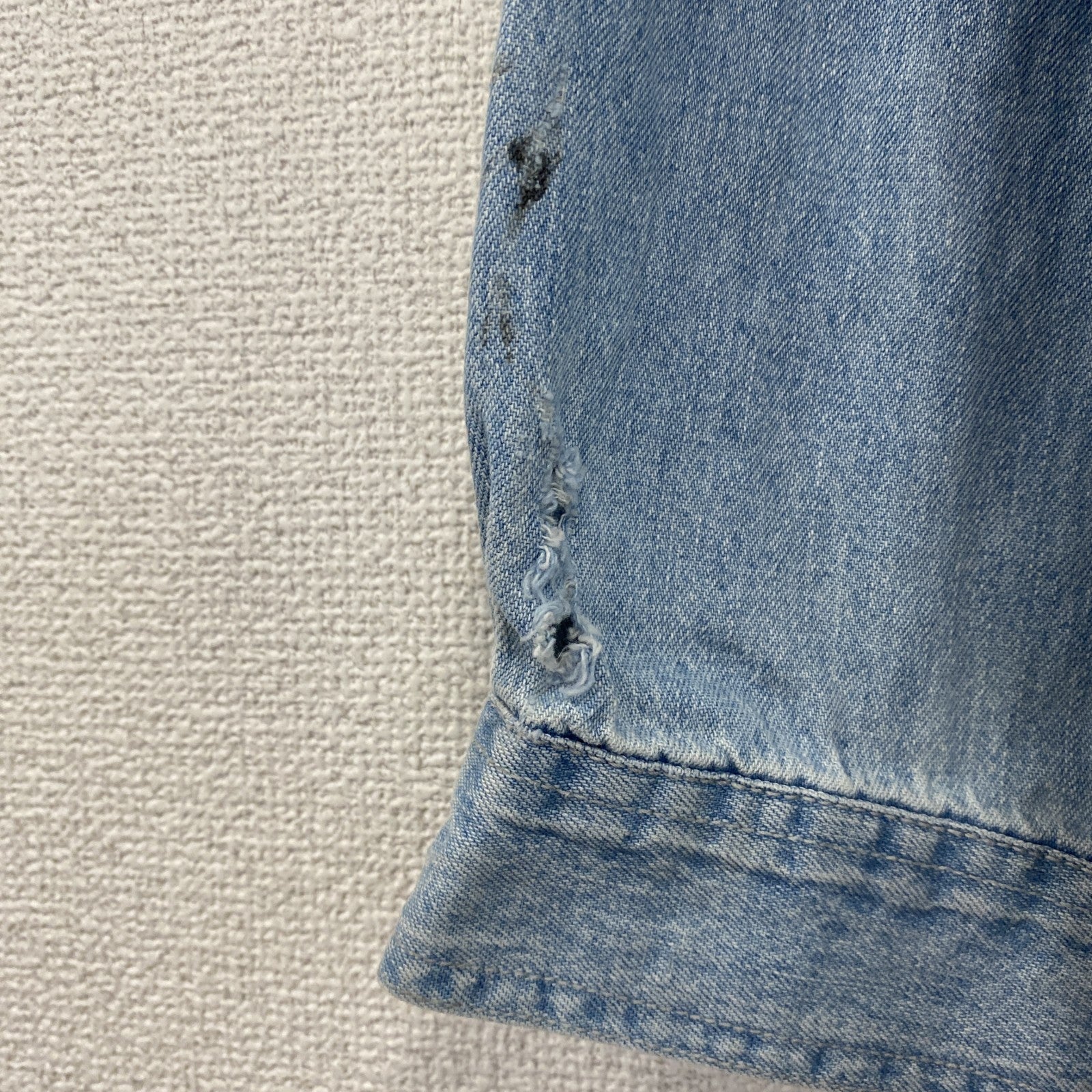90s　Levi’s リーバイス　長袖デニムシャツ　ヴィンテージ　インディゴ　XLサイズ