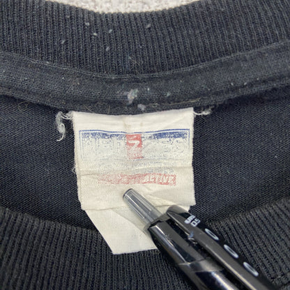 古着 used　JERZEES ジャージーズ　半袖プリントTシャツ　バックプリント　CARDINALS　黒　ブラック　クルーネック