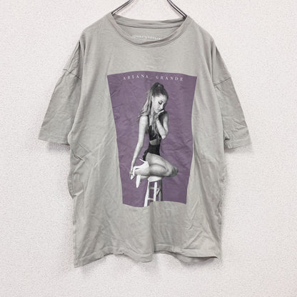 ARIANA GRANDE　アリアナ・グランデ　半袖プリントTシャツ　灰色　グレー　Lサイズ