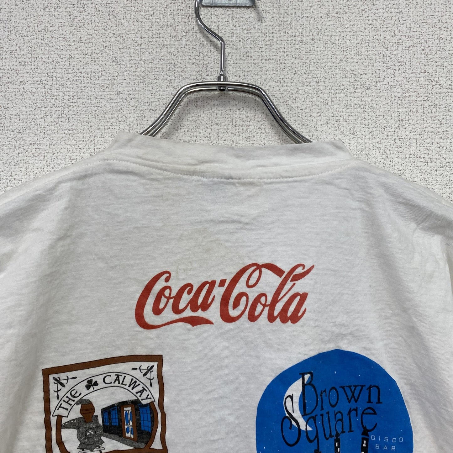 00s　gat label　レアルマドリード　半袖Tシャツ　Coca Cola　コカ・コーラ　白　ホワイト　Lサイズ