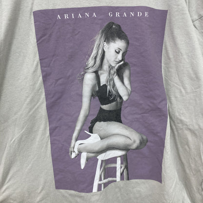 ARIANA GRANDE　アリアナ・グランデ　半袖プリントTシャツ　灰色　グレー　Lサイズ