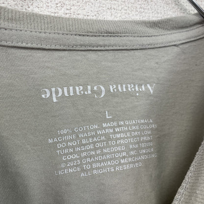 ARIANA GRANDE　アリアナ・グランデ　半袖プリントTシャツ　灰色　グレー　Lサイズ