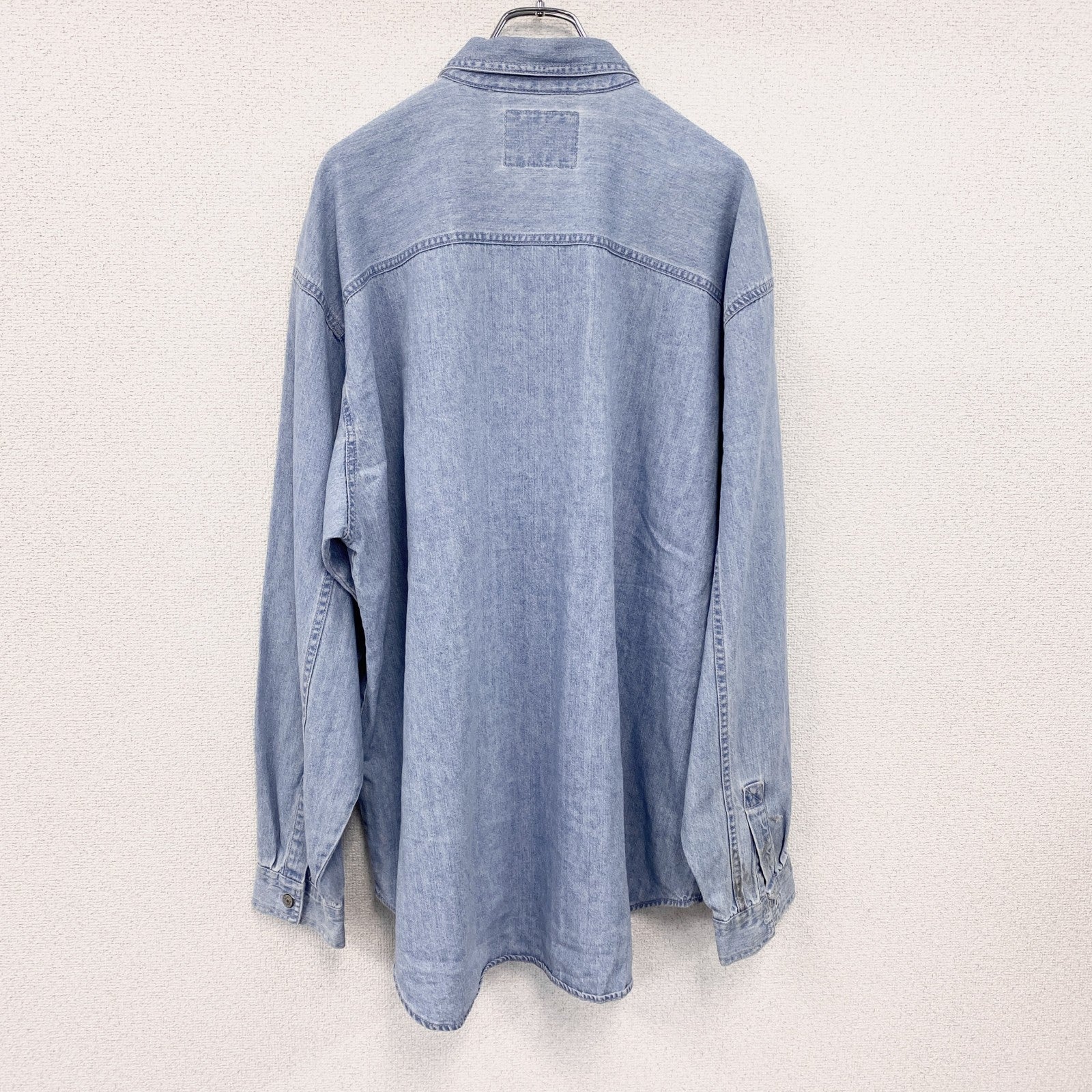 90s　Levi’s リーバイス　長袖デニムシャツ　ヴィンテージ　インディゴ　XLサイズ