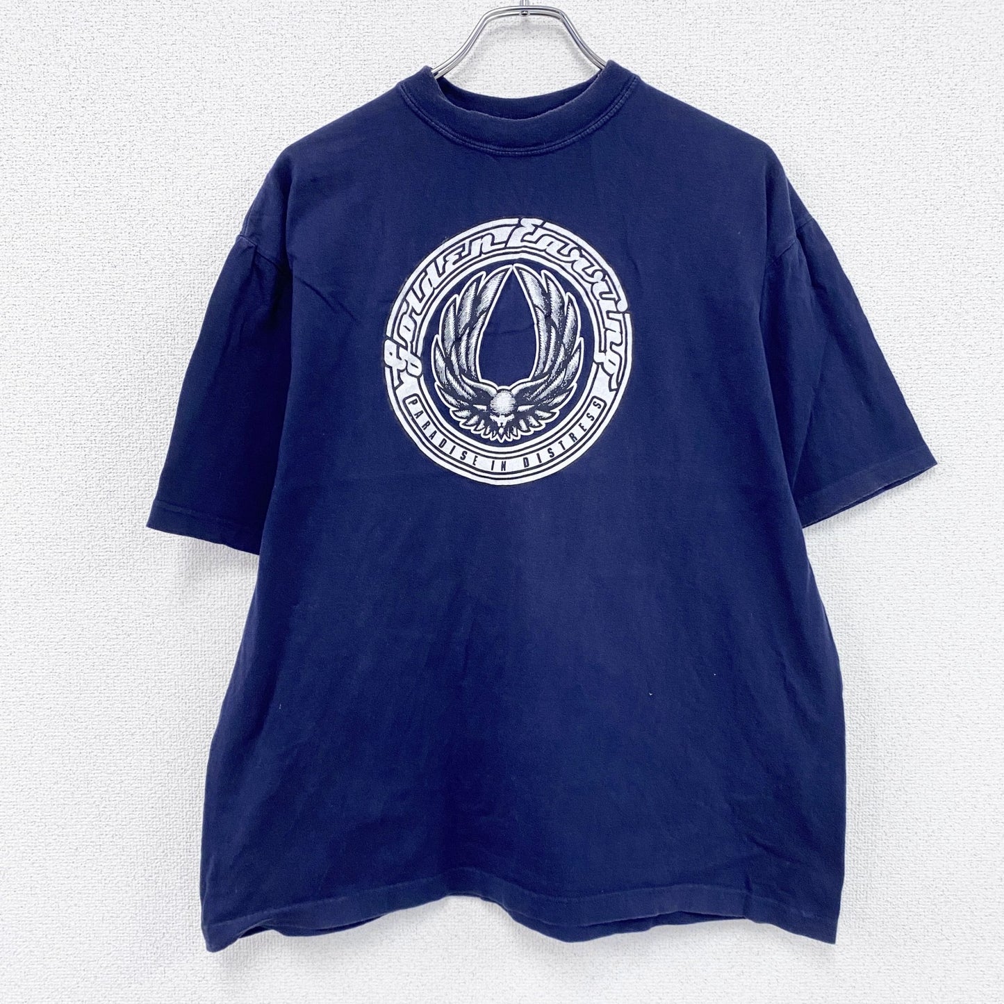 ～00s　RHETORIQUE　Golden Earring　半袖Tシャツ　バンドT　紺　ネイビー　XLサイズ