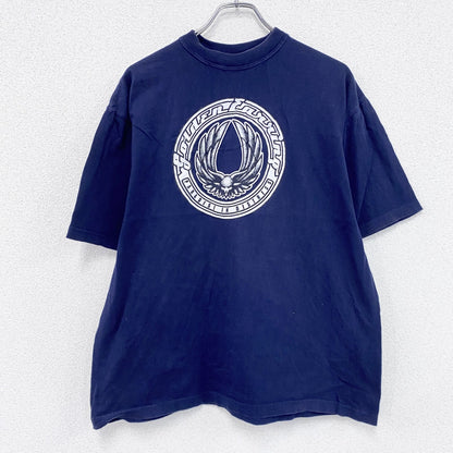 ～00s　RHETORIQUE　Golden Earring　半袖Tシャツ　バンドT　紺　ネイビー　XLサイズ