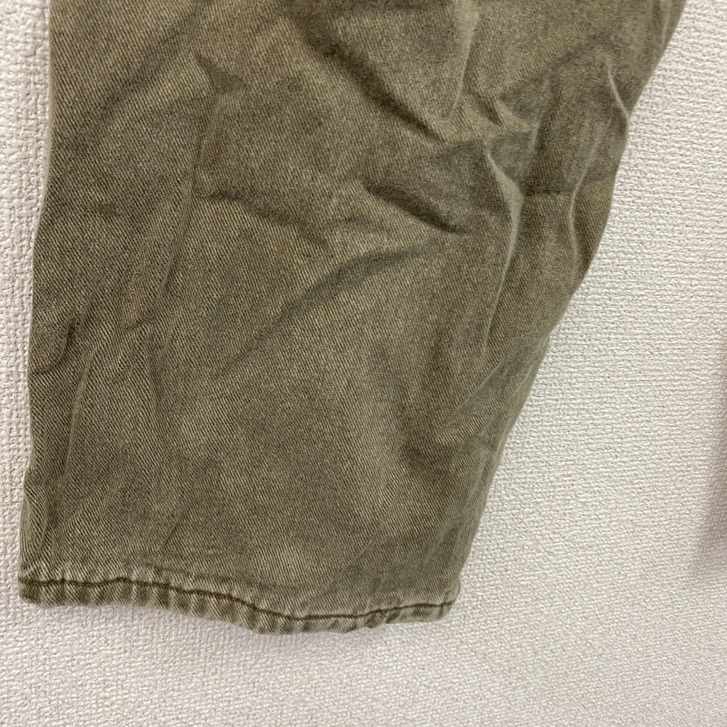 ～00s　L.L.Bean　エルエルビーン　デニムパンツ/ジーンズ　ジップフライ　革パッチ　ネル生地ライナー　茶色　ブラウン　W37サイズ