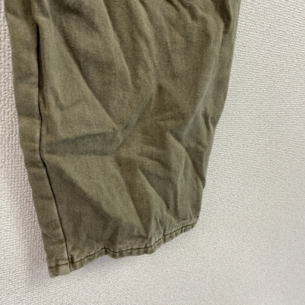 ～00s　L.L.Bean　エルエルビーン　デニムパンツ/ジーンズ　ジップフライ　革パッチ　ネル生地ライナー　茶色　ブラウン　W37サイズ