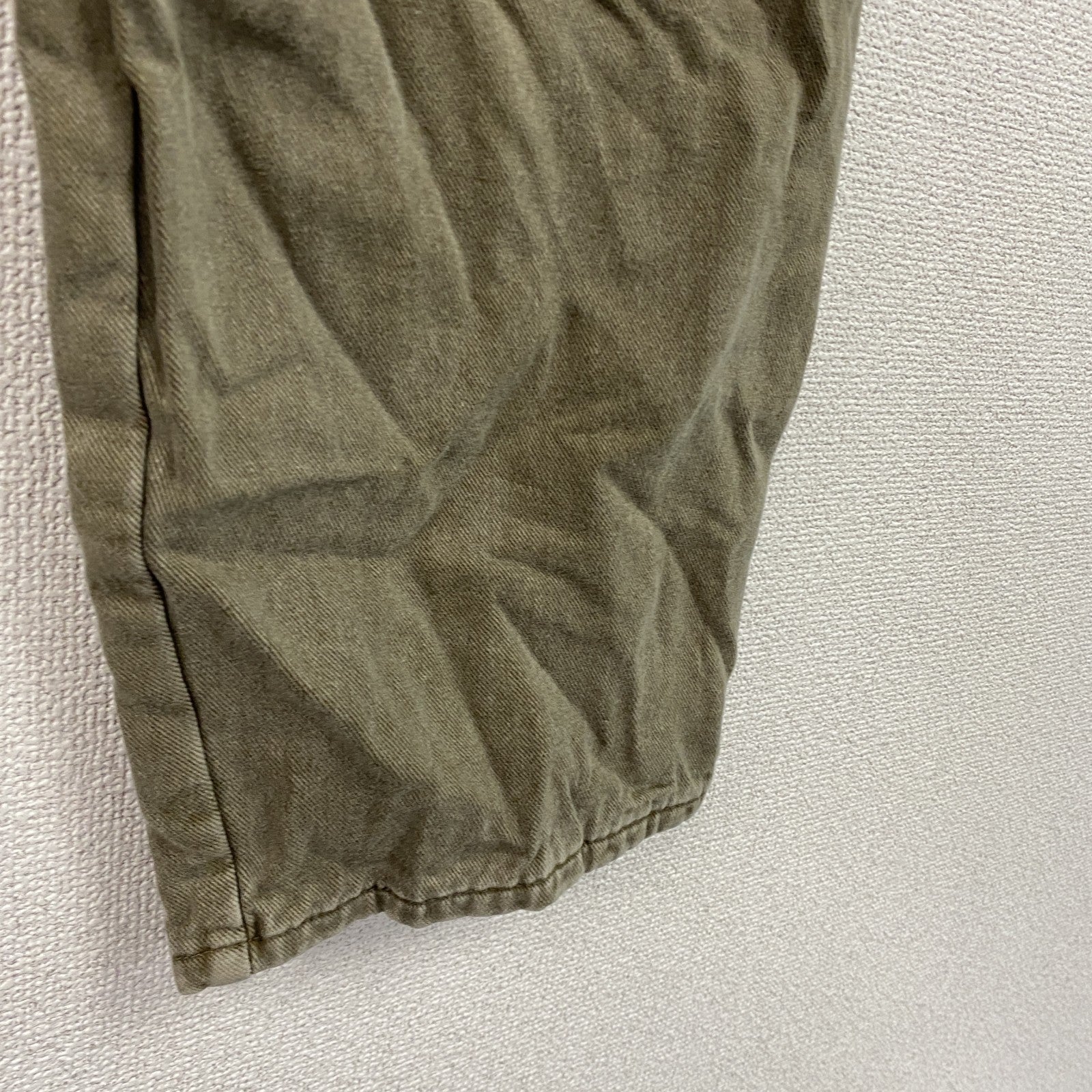 ～00s　L.L.Bean　エルエルビーン　デニムパンツ/ジーンズ　ジップフライ　革パッチ　ネル生地ライナー　茶色　ブラウン　W37サイズ