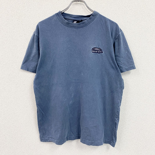 Weird Fish　ウィアードフィッシュ　半袖プリントTシャツ　ワンポイント　青　ブルー　Sサイズ