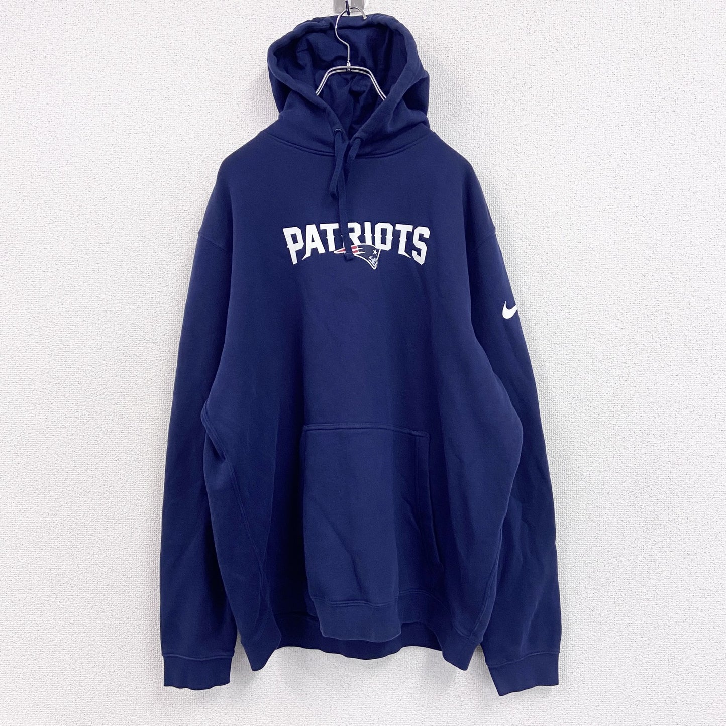 NIKE　ナイキ　NFL　PATRIOTS　ペイトリオッツ　スウェットパーカー/フーディー　紺　ネイビー　XXLサイズ