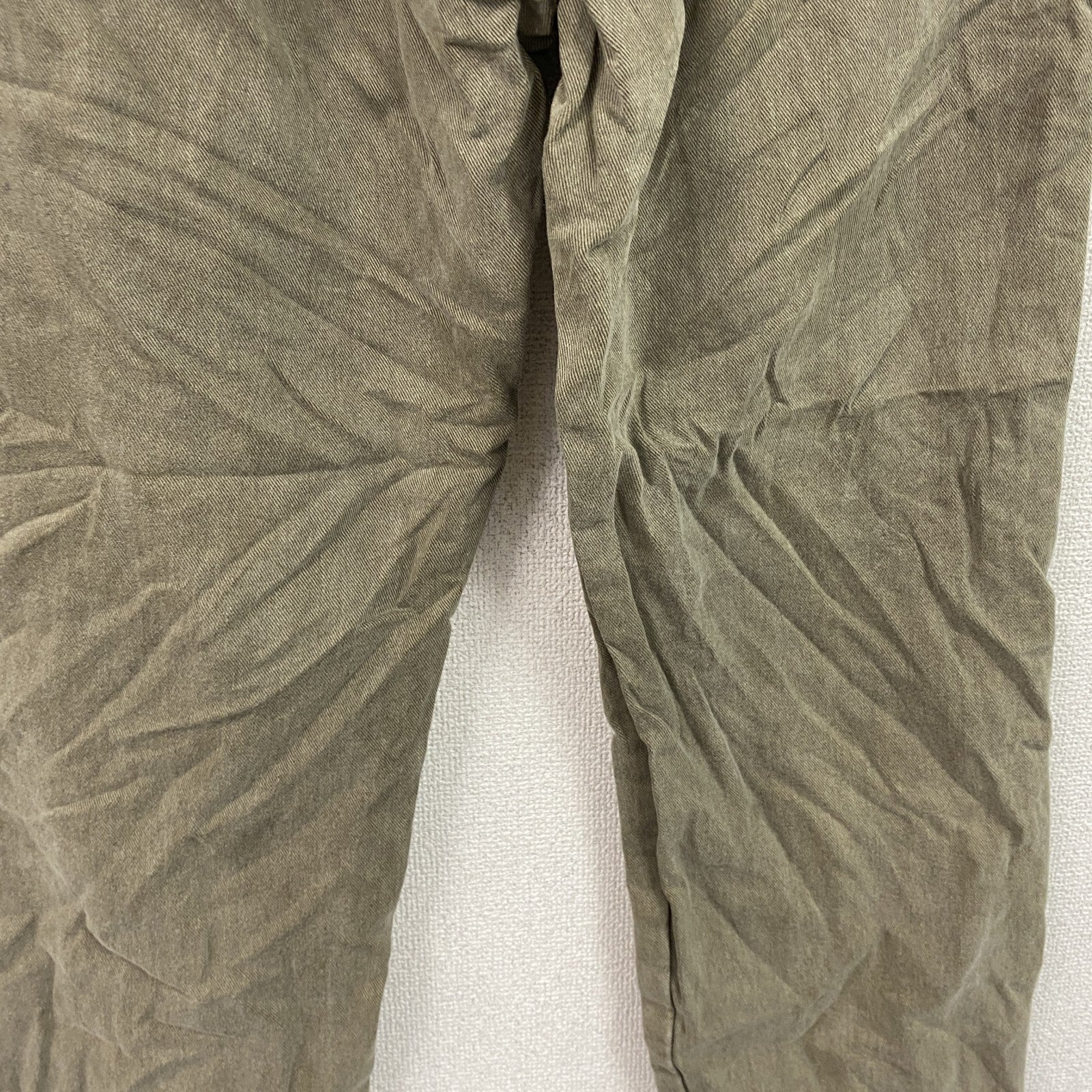 ～00s　L.L.Bean　エルエルビーン　デニムパンツ/ジーンズ　ジップフライ　革パッチ　ネル生地ライナー　茶色　ブラウン　W37サイズ
