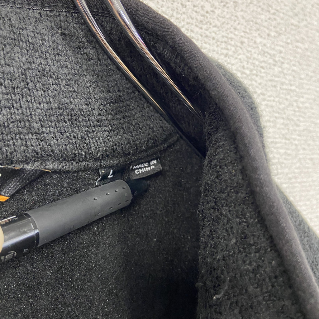 ORVIS　オービス　フリースベスト/ボアベスト　胸ポケット付き　黒　ブラック　Lサイズ