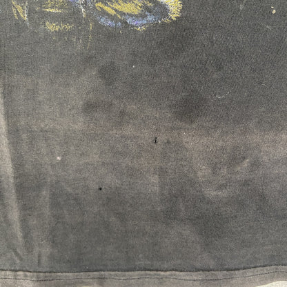 古着 used　EVERYTHING ETHNIC　半袖アニマルプリントTシャツ　ヴィンテージ　クルーネック　Mサイズ