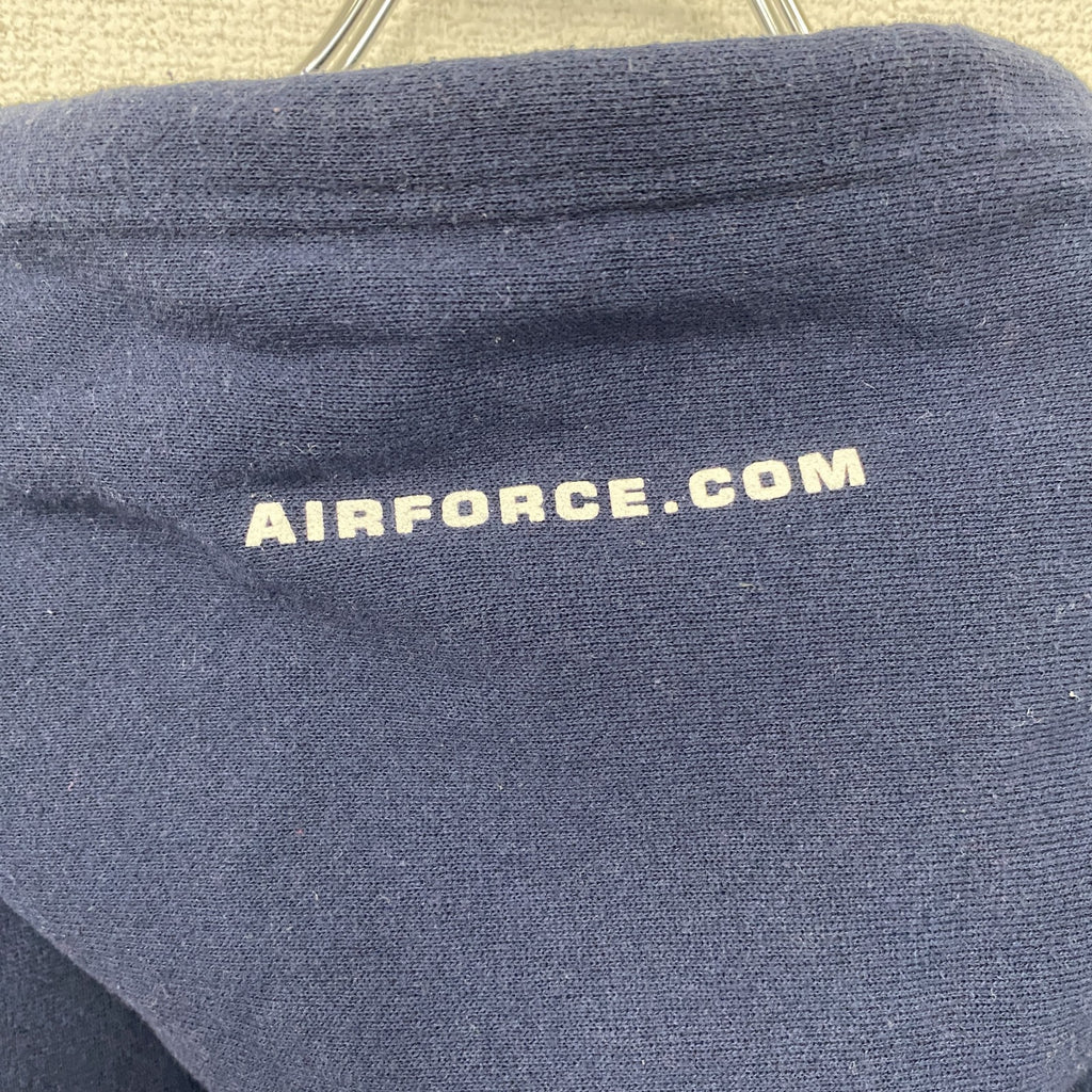 ～90s　U.S. AIR FORCE　ユーエスエアフォース　スウェットパーカー/フーディー　紺　ネイビー　XLサイズ