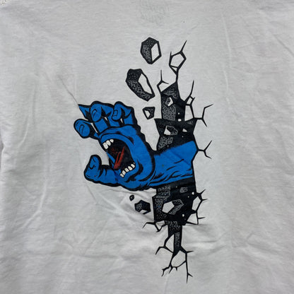 SANTA CRUZ　サンタクルーズ　半袖プリントTシャツ　白　ホワイト　Lサイズ