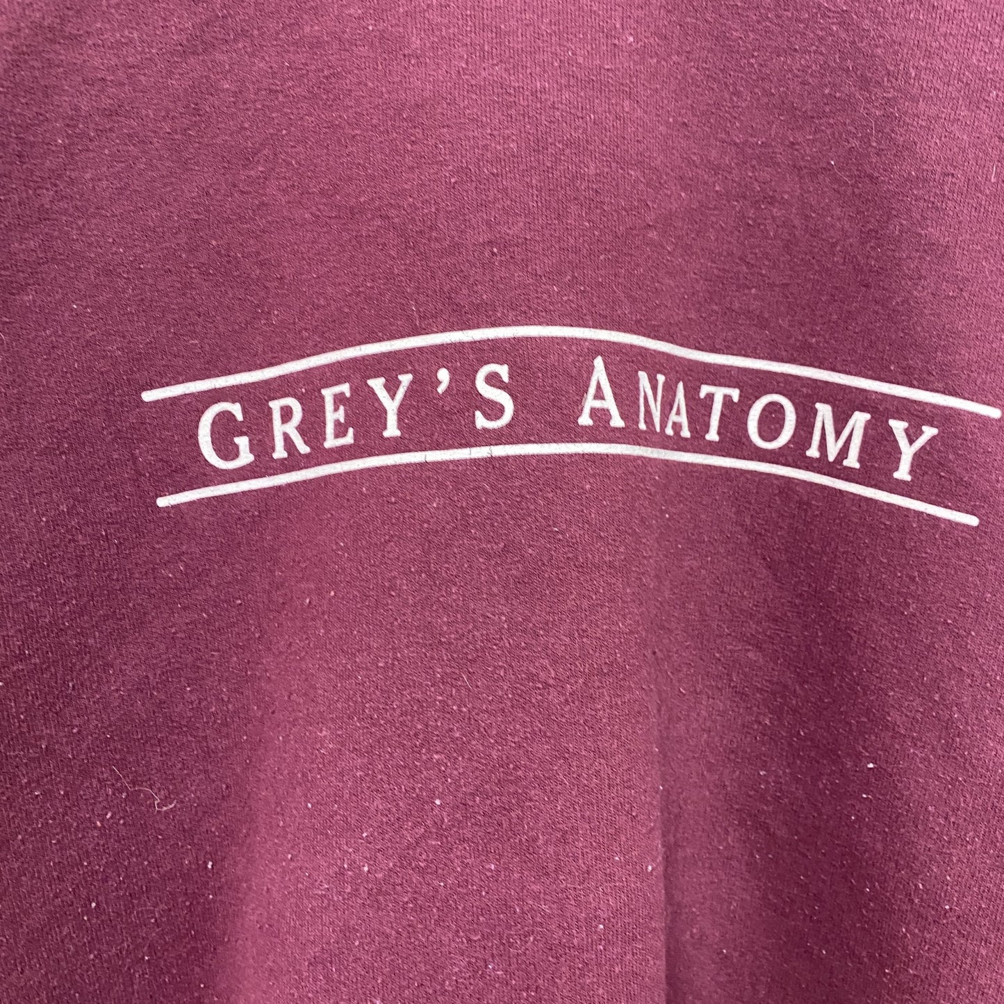 GILDAN　ギルダン　Grey's Anatomy　スウェット/トレーナー　海外ドラマ　ボルドー　Mサイズ