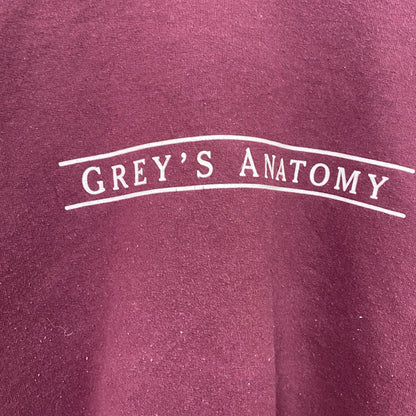 GILDAN　ギルダン　Grey's Anatomy　スウェット/トレーナー　海外ドラマ　ボルドー　Mサイズ