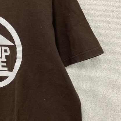 GILDAN　ギルダン　Group Home　グループホーム　半袖プリントTシャツ　ラップT　茶色　ブラウン　Lサイズ