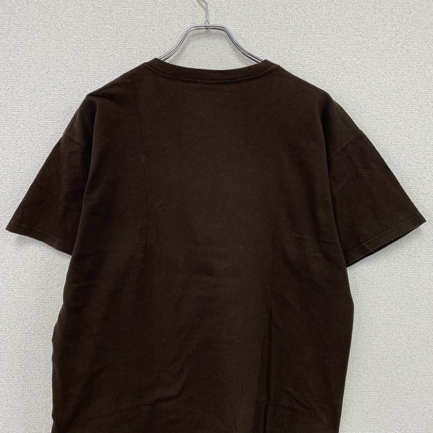 GILDAN　ギルダン　Group Home　グループホーム　半袖プリントTシャツ　ラップT　茶色　ブラウン　Lサイズ