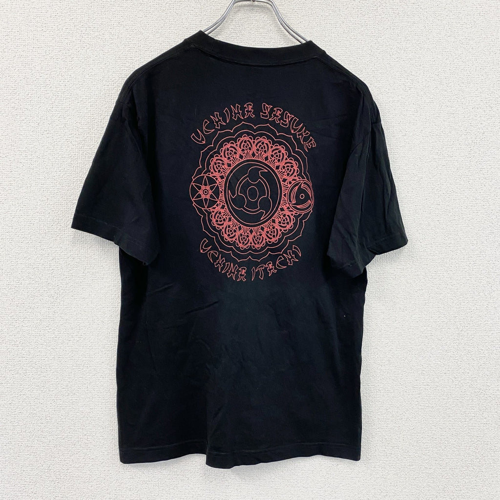 UNIQLO　ユニクロ　NARUTO　ナルト　半袖プリントTシャツ　黒　ブラック　Sサイズ