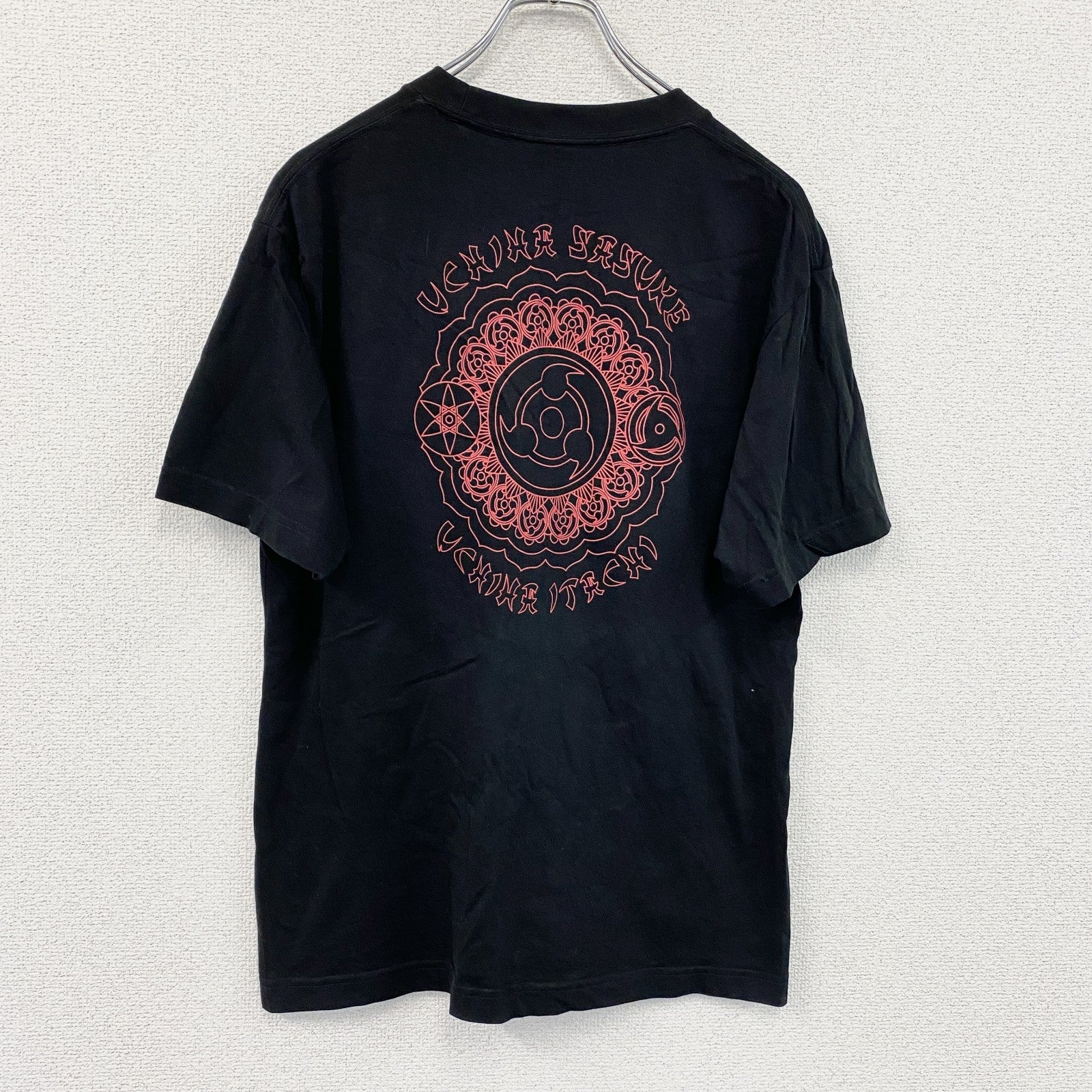 UNIQLO　ユニクロ　NARUTO　ナルト　半袖プリントTシャツ　黒　ブラック　Sサイズ