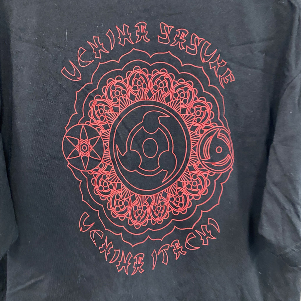 UNIQLO　ユニクロ　NARUTO　ナルト　半袖プリントTシャツ　黒　ブラック　Sサイズ