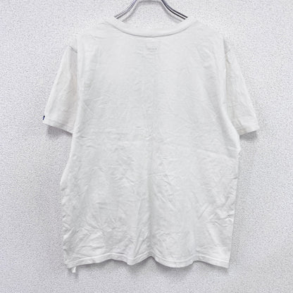 KAVU　カブー　半袖プリントTシャツ　バックトゥネイチャー　白　ホワイト　Lサイズ